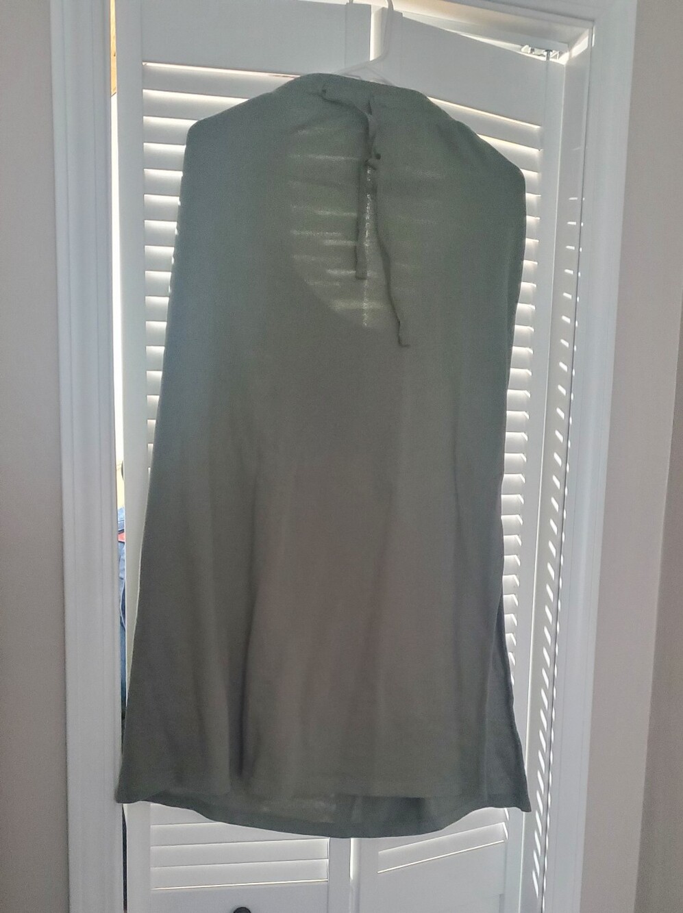 Lightweight Olive Green Women's Maxi Skirt